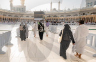 Muslim pilgrims in Mecca