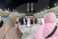 Muslim pilgrims in Mecca