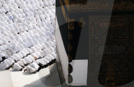 Muslim pilgrims in Mecca