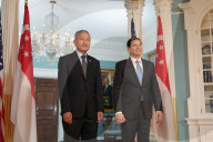Singapore's Foreign Minister Vivian Balakrishnan At The State Department With Secretary Of State Marco Rubio