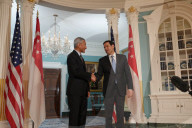 Singapore's Foreign Minister Vivian Balakrishnan At The State Department With Secretary Of State Marco Rubio