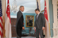 Singapore's Foreign Minister Vivian Balakrishnan At The State Department With Secretary Of State Marco Rubio