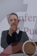 Mexico’s President Claudia Sheinbaum Pardo Holds Briefing