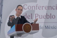 Mexico’s President Claudia Sheinbaum Pardo Holds Briefing