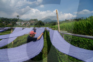 Traditional Mop Cloth Production In Bandung District, Indonesia