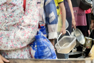 Gaza charity kitchen rationed
