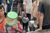 Gaza charity kitchen rationed