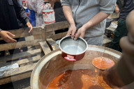Gaza charity kitchen rationed