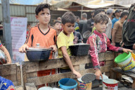 Gaza charity kitchen rationed