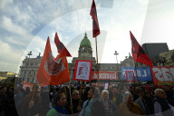 Protest By Retirees Against The Milei Government.