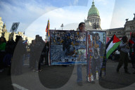 Protest By Retirees Against The Milei Government.