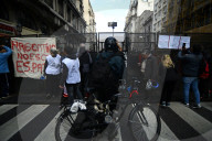 Protest By Retirees Against The Milei Government.