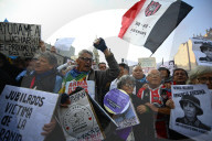 Protest By Retirees Against The Milei Government.