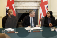 Prime Minister Keir Starmer meets Sir Lewis Hamilton