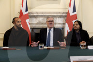 Prime Minister Keir Starmer meets Sir Lewis Hamilton
