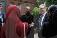 Prime Minister Keir Starmer meets Sir Lewis Hamilton