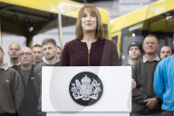 Rachel Reeves UK Chancellor of the Exchequer visits Huddersfield
