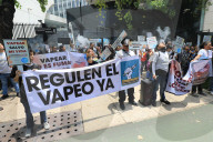 Protest Against The Vaping Ban In Mexico