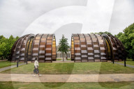 'Like an expanding crepe-paper ornament': Serpentine unveils its first movable pavilion. Serpentine Pavilion 2025 A Capsule in Time
