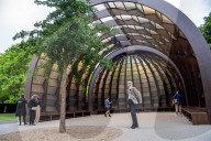 'Like an expanding crepe-paper ornament': Serpentine unveils its first movable pavilion. Serpentine Pavilion 2025 A Capsule in Time