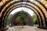 'Like an expanding crepe-paper ornament': Serpentine unveils its first movable pavilion. Serpentine Pavilion 2025 A Capsule in Time