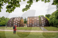 'Like an expanding crepe-paper ornament': Serpentine unveils its first movable pavilion. Serpentine Pavilion 2025 A Capsule in Time