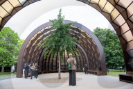 'Like an expanding crepe-paper ornament': Serpentine unveils its first movable pavilion. Serpentine Pavilion 2025 A Capsule in Time