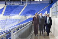 Rachel Reeves UK Chancellor of the Exchequer visits Birmingham City Football Club