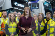Rachel Reeves UK Chancellor of the Exchequer visits Huddersfield