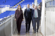 Rachel Reeves UK Chancellor of the Exchequer visits Birmingham City Football Club