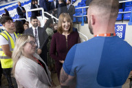Rachel Reeves UK Chancellor of the Exchequer visits Birmingham City Football Club