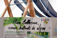 Temporary Urban Weaving Artwork In Lyon