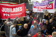 Mass Demonstration Of Retirees, People With Disabilities, Women, Garrahan, And Self-convened Groups