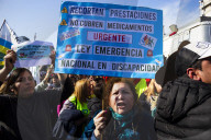 Mass Demonstration Of Retirees, People With Disabilities, Women, Garrahan, And Self-convened Groups