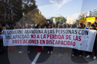 Mass Demonstration Of Retirees, People With Disabilities, Women, Garrahan, And Self-convened Groups