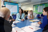 Prime Minister Keir Starmer visits The Downs Primary School