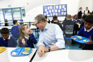Prime Minister Keir Starmer visits The Downs Primary School