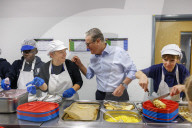 Prime Minister Keir Starmer visits The Downs Primary School