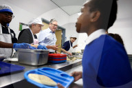 Prime Minister Keir Starmer visits The Downs Primary School