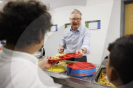 Prime Minister Keir Starmer visits The Downs Primary School
