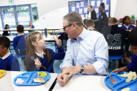 Prime Minister Keir Starmer visits The Downs Primary School