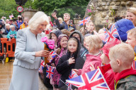 Queen Camilla in Hexham, UK.