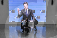 NATO Defence Ministers press statements at NATO headquarters in Brussels, Belgium