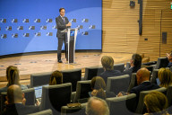 NATO Defence Ministers press statements at NATO headquarters in Brussels, Belgium