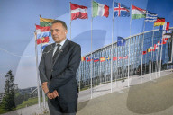NATO Defence Ministers press statements at NATO headquarters in Brussels, Belgium
