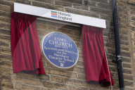 Historic England unveil a Blue Plaque for Esme Church in  Bradford, UK.