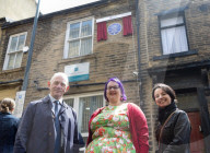 Historic England unveil a Blue Plaque for Esme Church in  Bradford, UK.