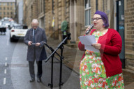Historic England unveil a Blue Plaque for Esme Church in  Bradford, UK.