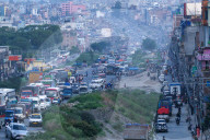 Traffic Congestion In Kathmandu, Nepal