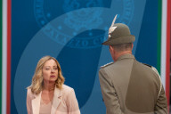 Giorgia Meloni Receives President-of The European Council, Antonio Costa